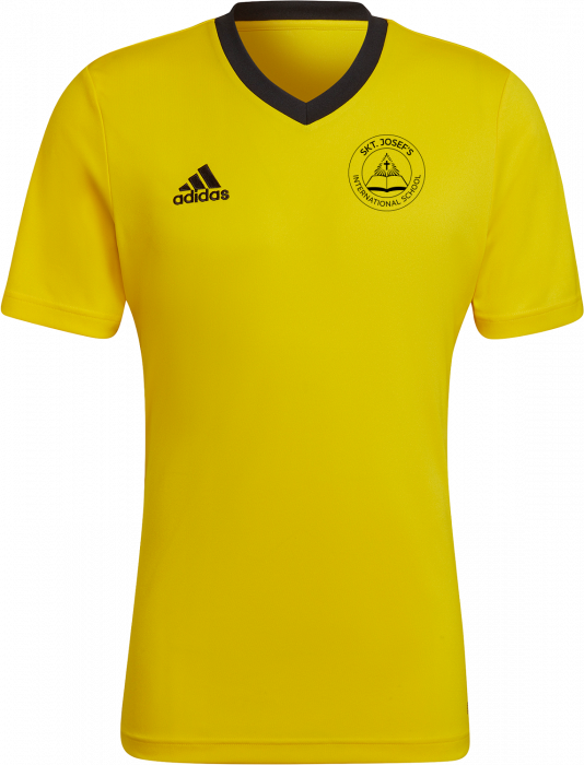 Adidas - Sports T-Shirt Adults - Żółty & biały
