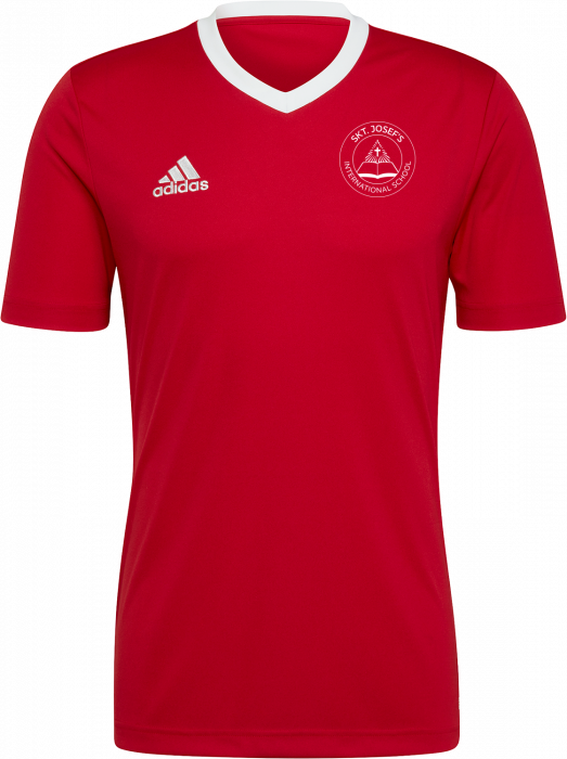 Adidas - Skt. Josefs Sports T-Shirt Børn - Power red 2 & hvid